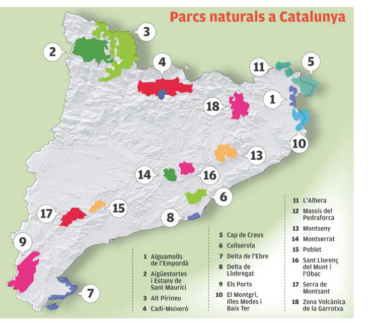 Resultat d'imatges de parcs naturals catalunya