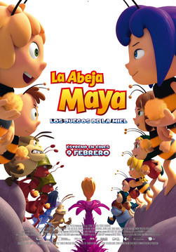 Cartell de la pel·lícula: La abeja Maya: Los Juegos de la Miel